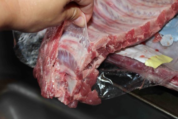 Removing the membrane