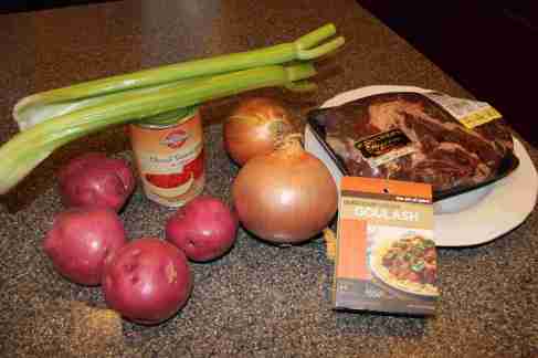 Hungarian Goulash Ingredients